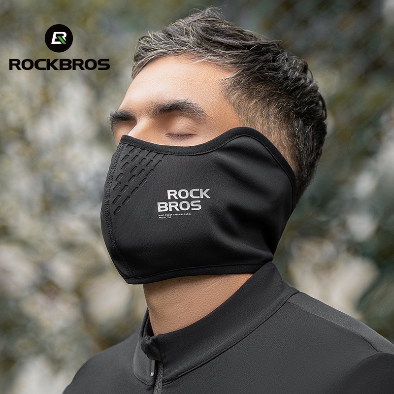 ROCKBROS Máscara Quente De Motociclismo Cachecol À Prova De Frio Homens Mulheres Inverno Uso Externo Proteção Facial Vento em Oferta na Shopee
