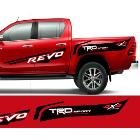 Adesivos Faixas Logo Laterais Revo Hilux Trd Off Road Sport