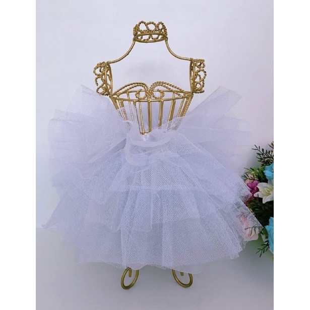 Saiote Para Volume de Vestido Infantil 3 Camadas de Tule - Envio imediato