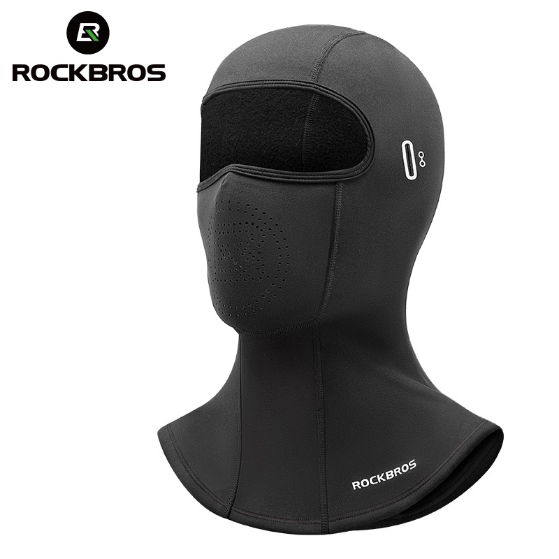 ROCKBROS Máscara Aquecida De Inverno Facial Espessada Para Motocicleta Completa Proteção Da Cabeça Do Lenço À Prova De Vento