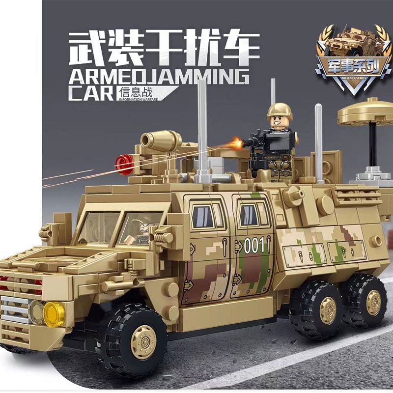 Leyi 88032 Militar Hummer Interferência De Sinal Blindado Veículo