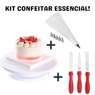 Kit Confeiteiro Essencial Bailarina e Bico de Confeitar e Espátulas!