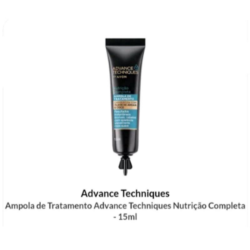 Ampola de Tratamento Advance Techniques Nutrição Completa - 15ml