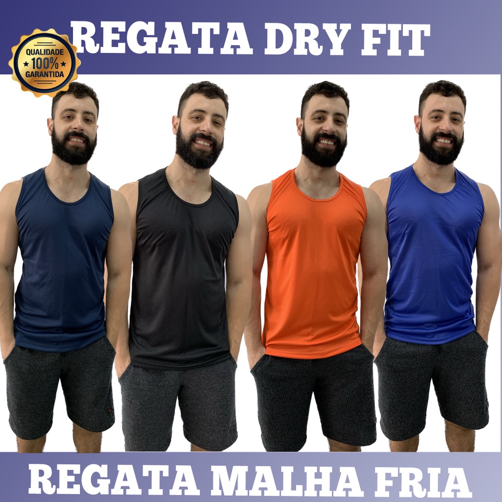 Camiseta Regata Masculina Dry Fit em Oferta na Shopee