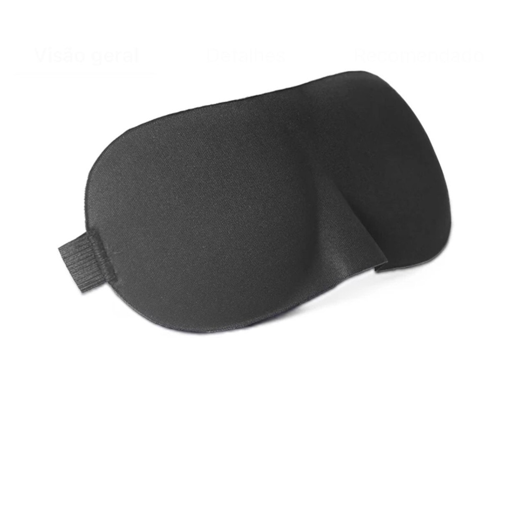 Máscara P/ Dormir 3d - Durma Bem Sem Luminosidade