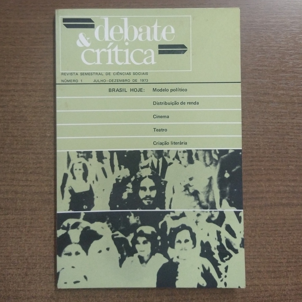 Debate & Crítica Nº 1 - Revista Semestral de Ciências Sociais