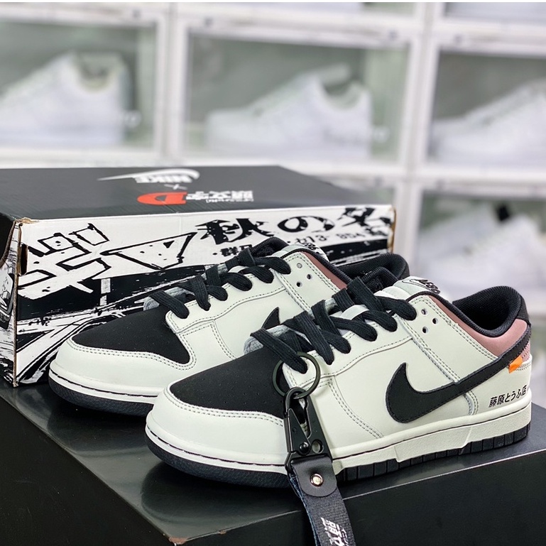 Nike SB Dunk Scrap " INITIAL D/TOYOTA AE86 " Tênis Casual De Corte Baixo Para Homens Mulheres