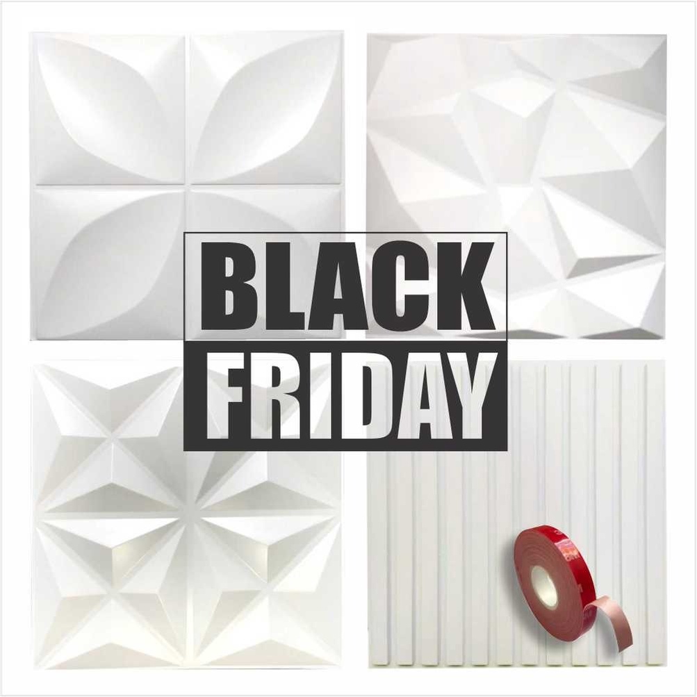 PROMO 01 unidade - 50x50 cm PLACA 3D PVC ***AUTO ADESIVA*** PVC ...