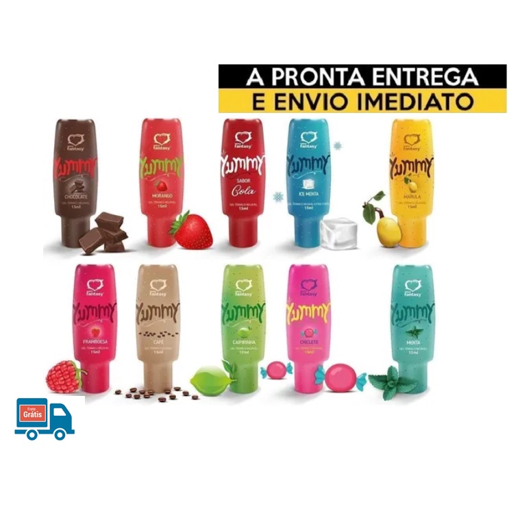 Gel Térmico Beijável Comestível Lubrificante Íntimo Sexo Oral Yummy 15ml Sexy Fantasy SEX SHOP em Oferta na Shopee