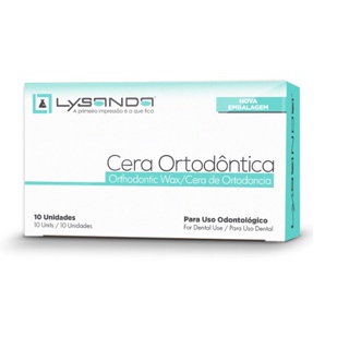 Cera Ortodontica Lysanda  Com 50 Bastões Proteção Aparelho Braquete em Oferta na Shopee
