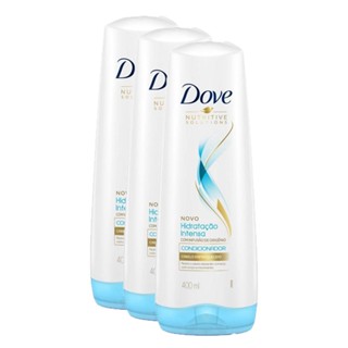 Kit 3 Condicionadores Dove Infusão de Oxigênio 400ml cada