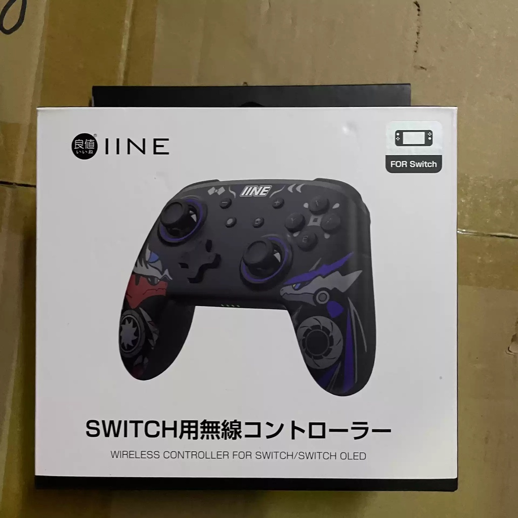 IINE Pokémon Scarlet/Violet Limited Original Pro Handle Controller Para Nintendo Switch Novo