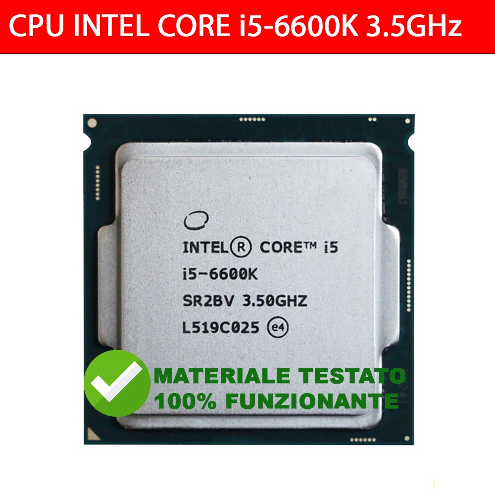 Intel Core I5 6600k 3 5ghz Processador De Cpu Quad Thread 6m 91w Lga 151 Shopee Brasil