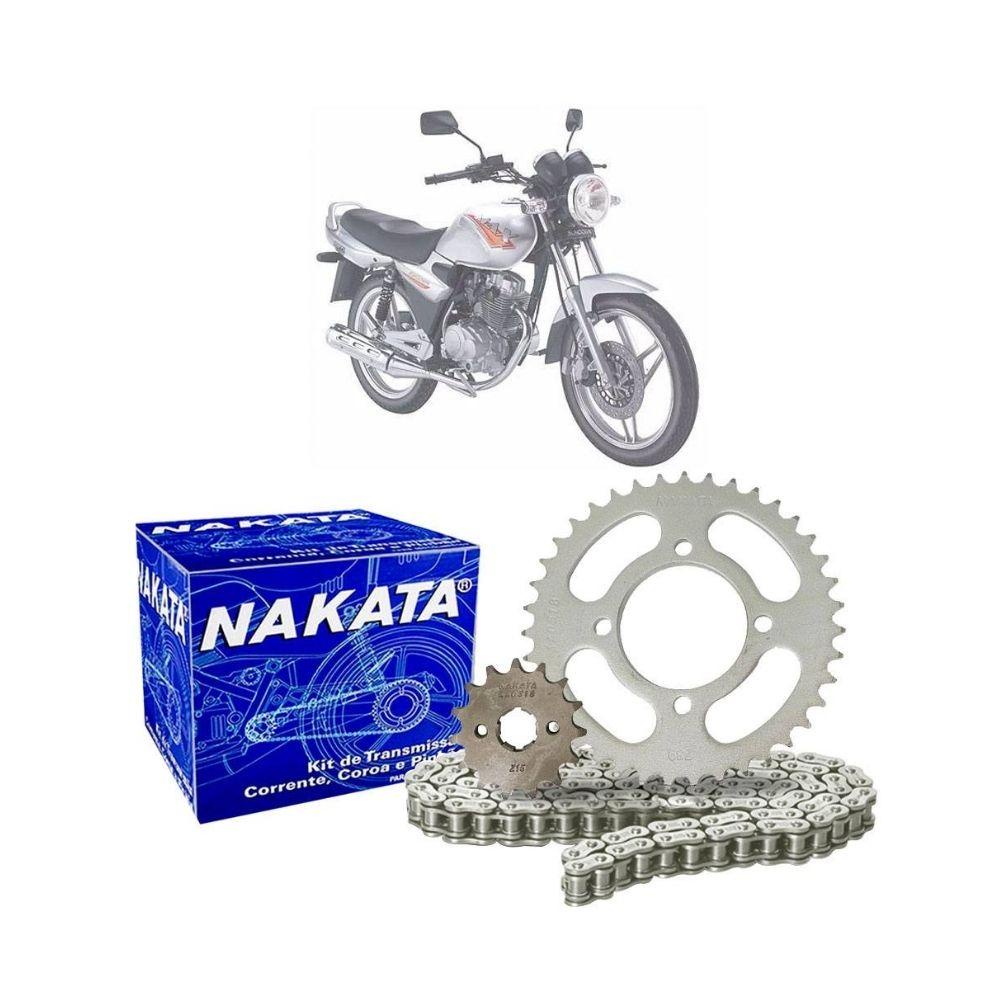 Kit Relação Transmissão Nakata Sundown Max 125 2003-2008 em Oferta na Shopee