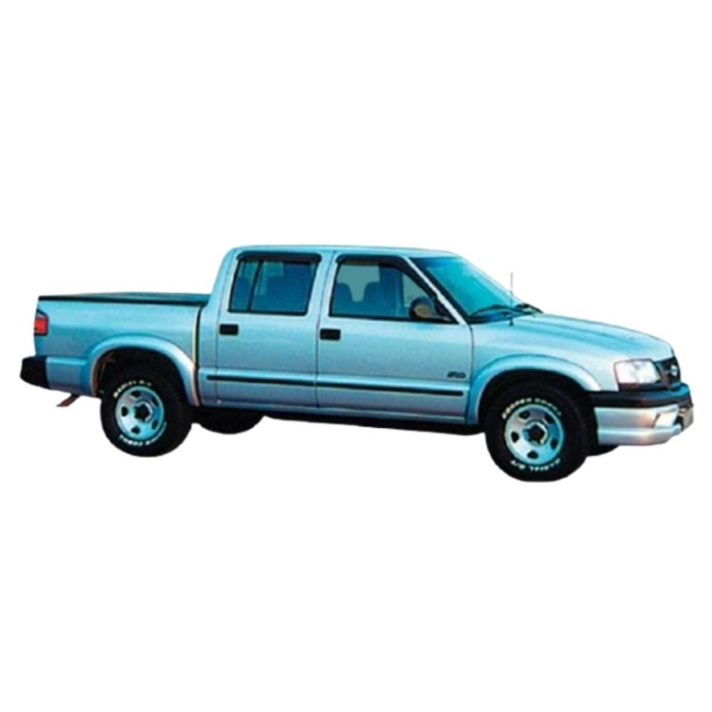 Calha de Chuva TG Poli Chevrolet S10 1996 até 2011 — imagem 2 de 2