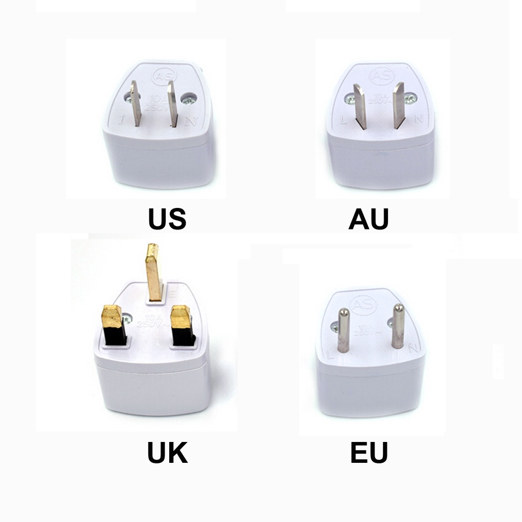 Adaptador Universal De Viagem JRGK US AU EU UK Plug Travel Wall De