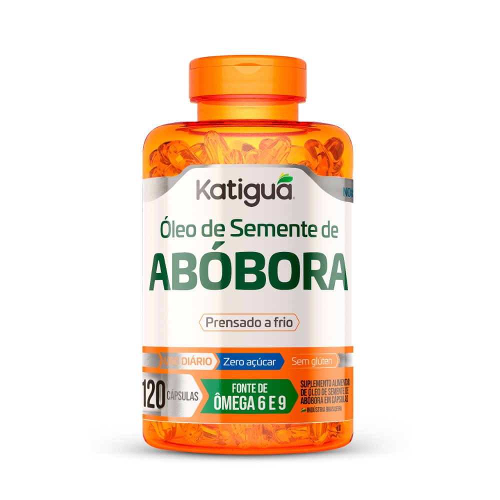 Óleo Semente de Abóbora 120Caps 1400mg - Melhora a Saúde do Homem
