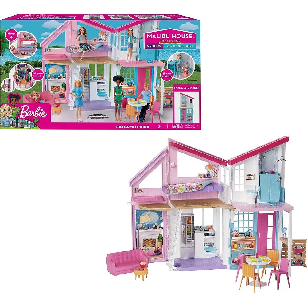 Casa Da Barbie Malibu House Mattel - Cod FXG57 | Shopee Brasil