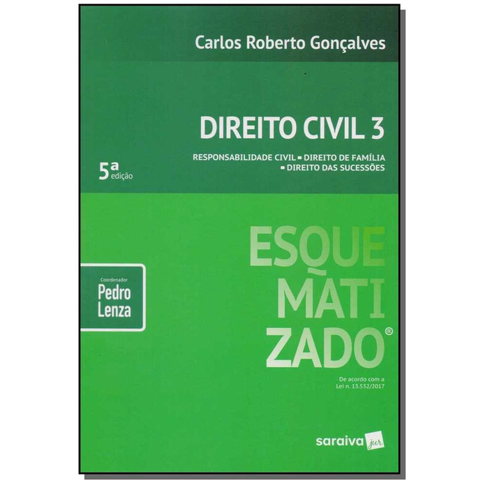 Direito Civil: Responsabilidade Civil, Direito de Família, Direito das Sucessões - Vol.3 - Coleção Esquematizado