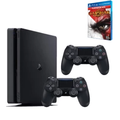 Playstation 4 Slim - Video game Ps4 1tb/500gb com 1 ou 2 controle + jogo Aleatório - Console Original - Semi novo