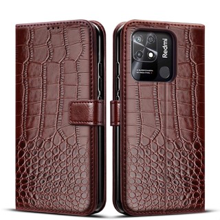 Para Xiaomi Redmi 10C Capa 10A Funda Retro Carteira De Couro Flip Phone Xiomi Redmi10C 10 C 10A Protetora