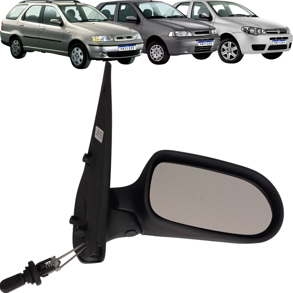 Retrovisor Codisa Manual Palio Fire Siena 2001 A 2007 4p em Oferta na Shopee