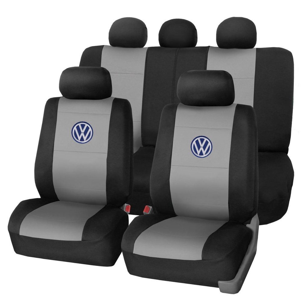 Capa De Banco Automotivo Para Carro Gol Voyage Fox Golf Couro - Cores Cinza,Vermelha,Rosa,Azul,Verde