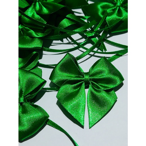 Laço de Cetim 5x5cm com fita para amarrar 25 unidades - Decorações, bolas esferas acrílicas personalizados lembrancinhas