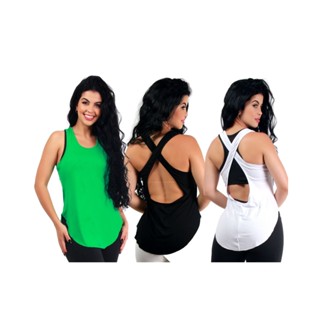 KIT 2 Blusas Trançada Tapa BumBum Fitness 10903