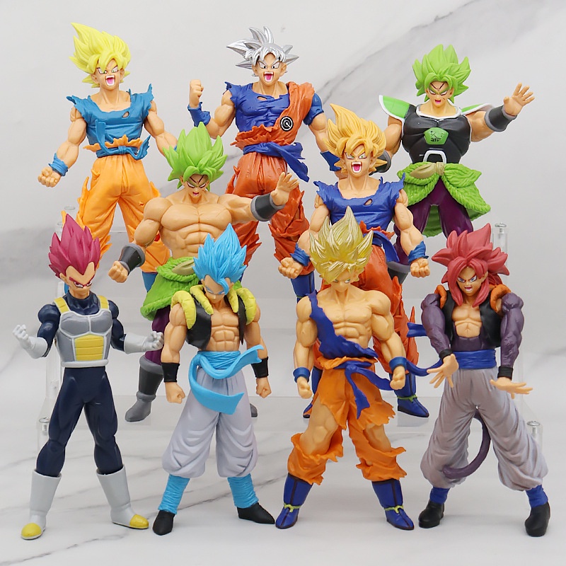 Dragon Ball Z Personagens Anime Goku/broly/vegeta/gogeta Modelo