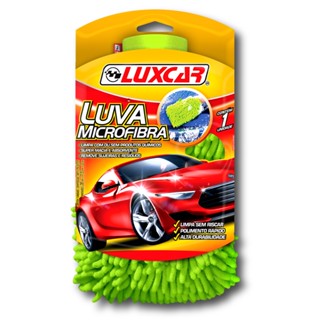 Luva de Microfibra para Limpeza Automotiva Luxcar