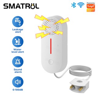 SMATRUL Tuya Smart Wifi Vazamento Sensor De Água Alerta De Inundação Para Casa Inteligente Sobreposição Do Segurança Alarme Som Vida