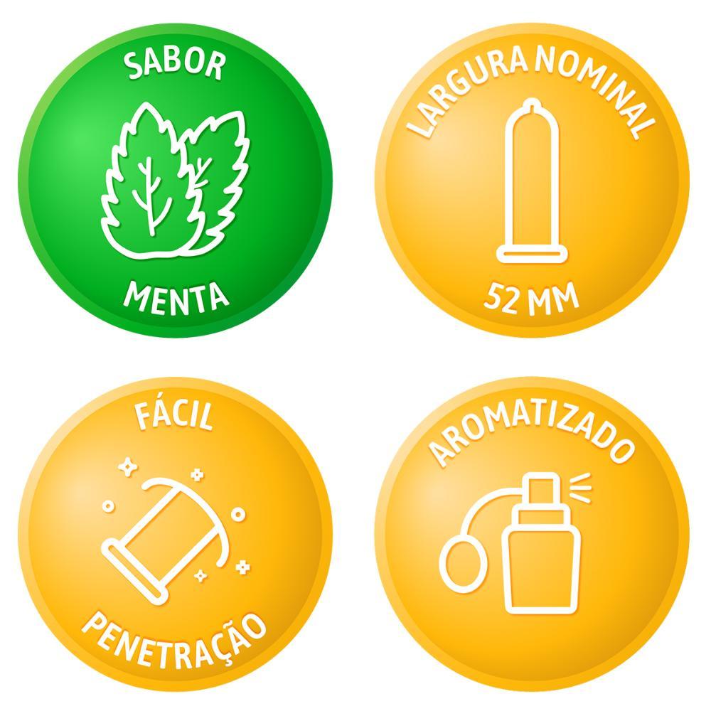 Kit 3 Preservativos Blowtex Menta Leve 9 Pague 6 unidades — imagem 2 de 2