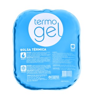 Bolsa Térmica De Gel Azul Termogel Compressa Quente E Frio