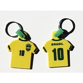 Chaveiro acrílico Camisa Copa do Mundo c/ 10 Unidades Copa Brasil 2026