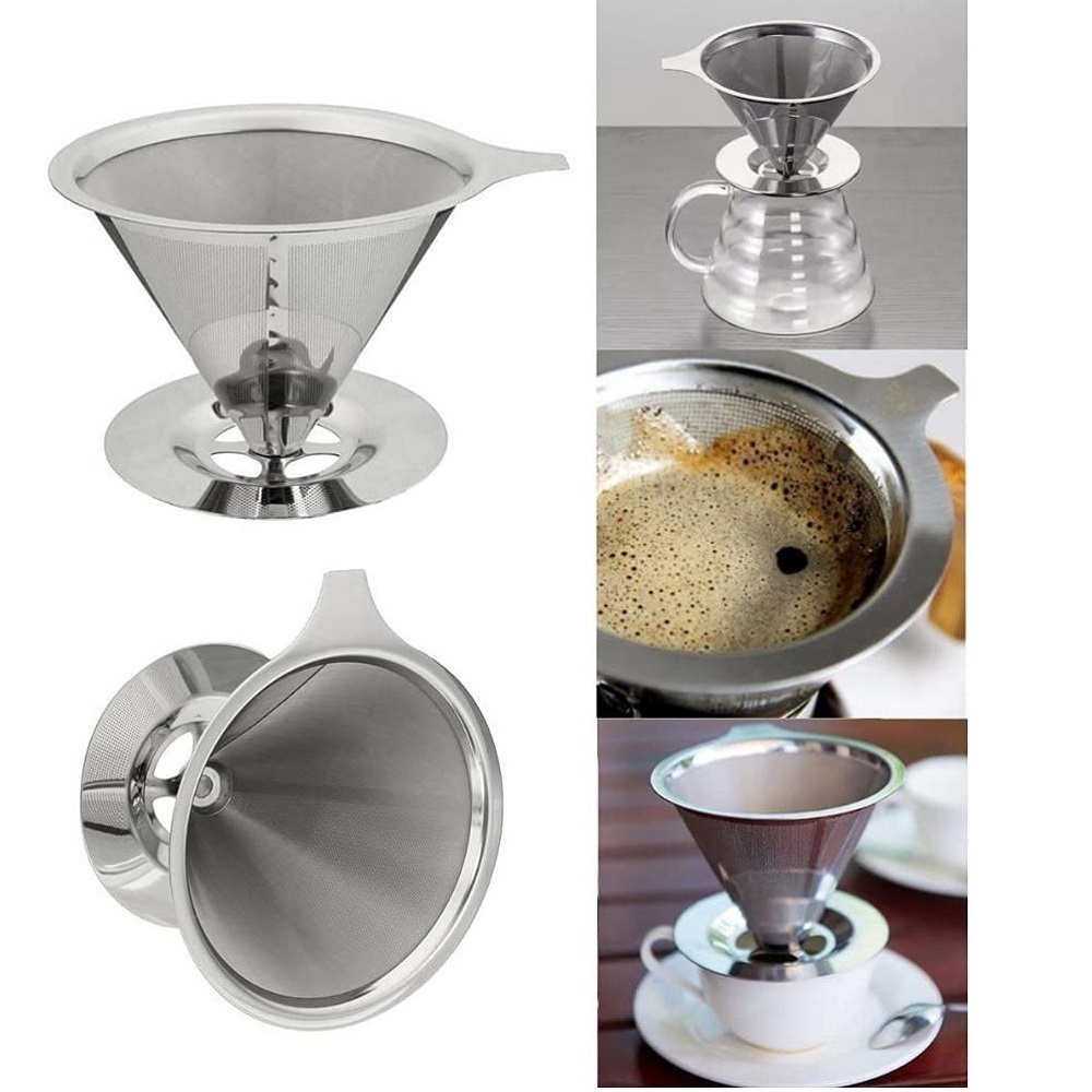 FILTRO P/CAFÉ REUTILIZÁVEL INOX - 6966