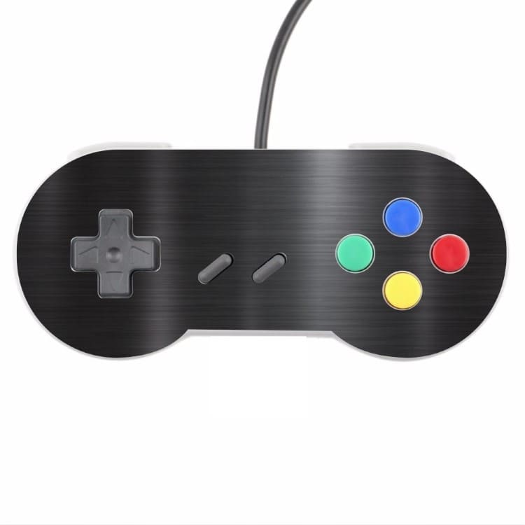 Skin Controle Snes Adesivo Nintendo Skin Pelicula Protetora Cromo Dark Escovado