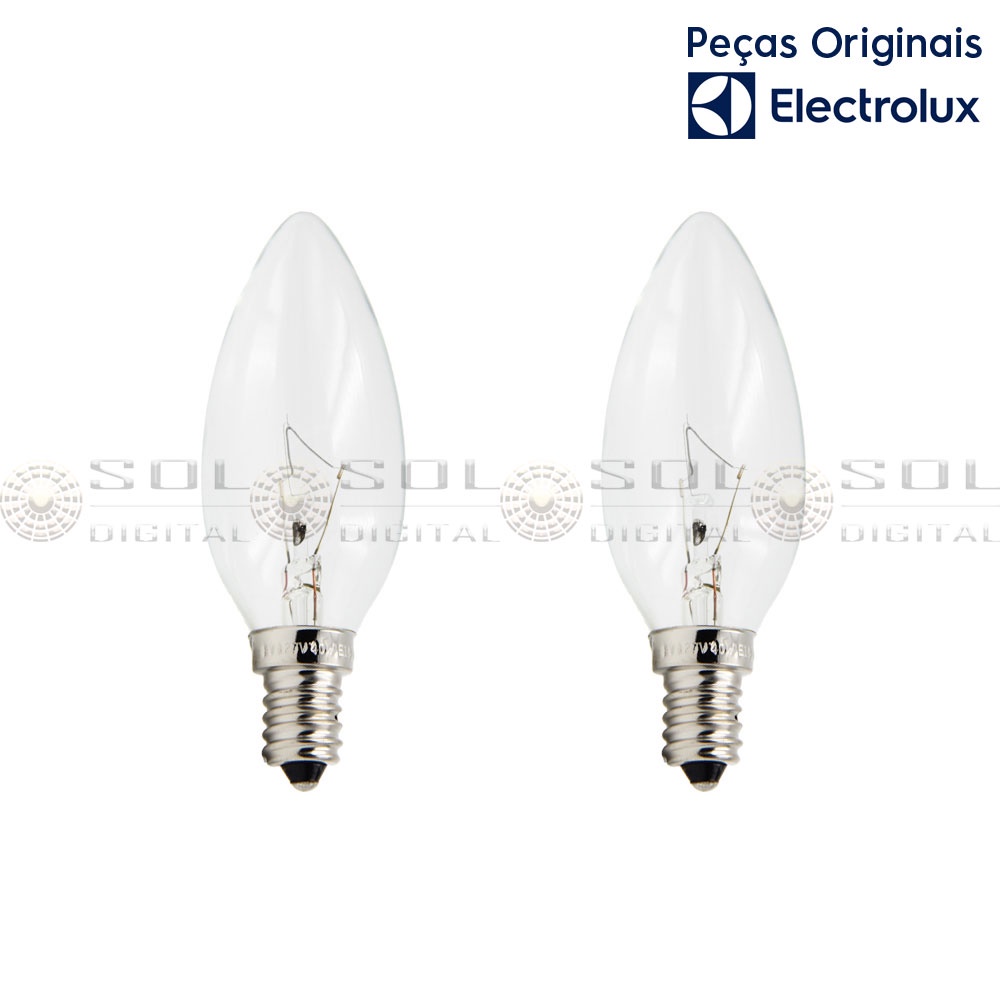 2 Lâmpadas Depurador Electrolux DE60B DE60X DE80B DE80X - 127V