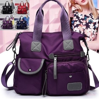 Bolsa Louca Nova Moda Feminina Oxford À Prova D'água Casual De Nylon De Viagem De Grande Capacidade