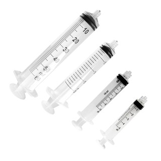Seringa Descartável Bico Rosca 3ml 5ml 10ml 20ml Pacote com 25un - Descarpack