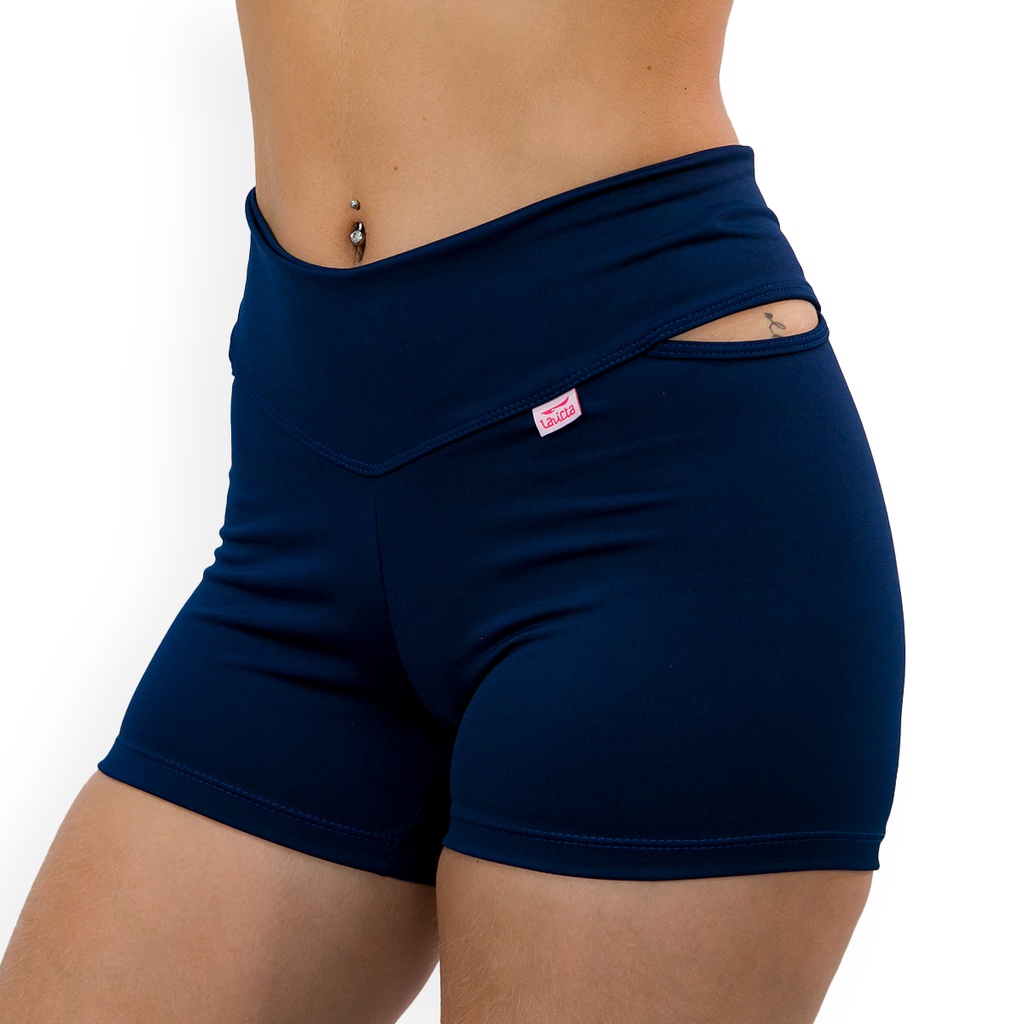 Short Curto Fitness Vazado Feminino Diversas Cores Short Curtinho