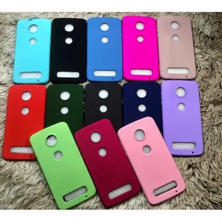Capa Case Capinha Motorola Moto Z2 Play Silicone Aveludada com proteção de câmera