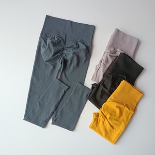 Calça Esportiva Sem Costura De Cintura Alta Leggings Ver Corrida Esmagadora Bumbum em Oferta na Shopee