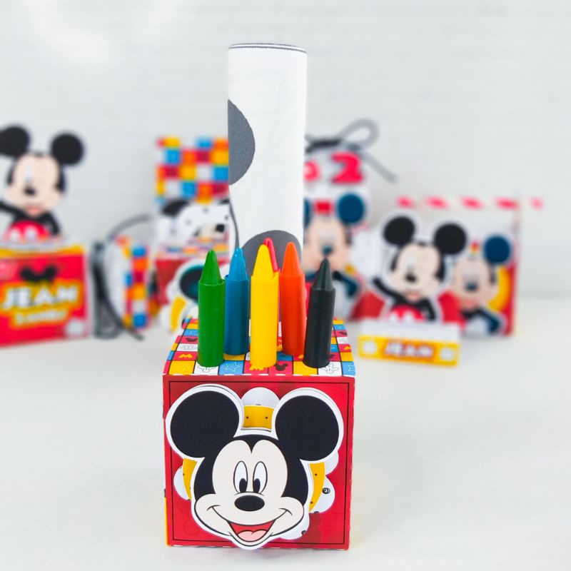 10 kits colorir Mickey mouse lembrancinha de aniversário.