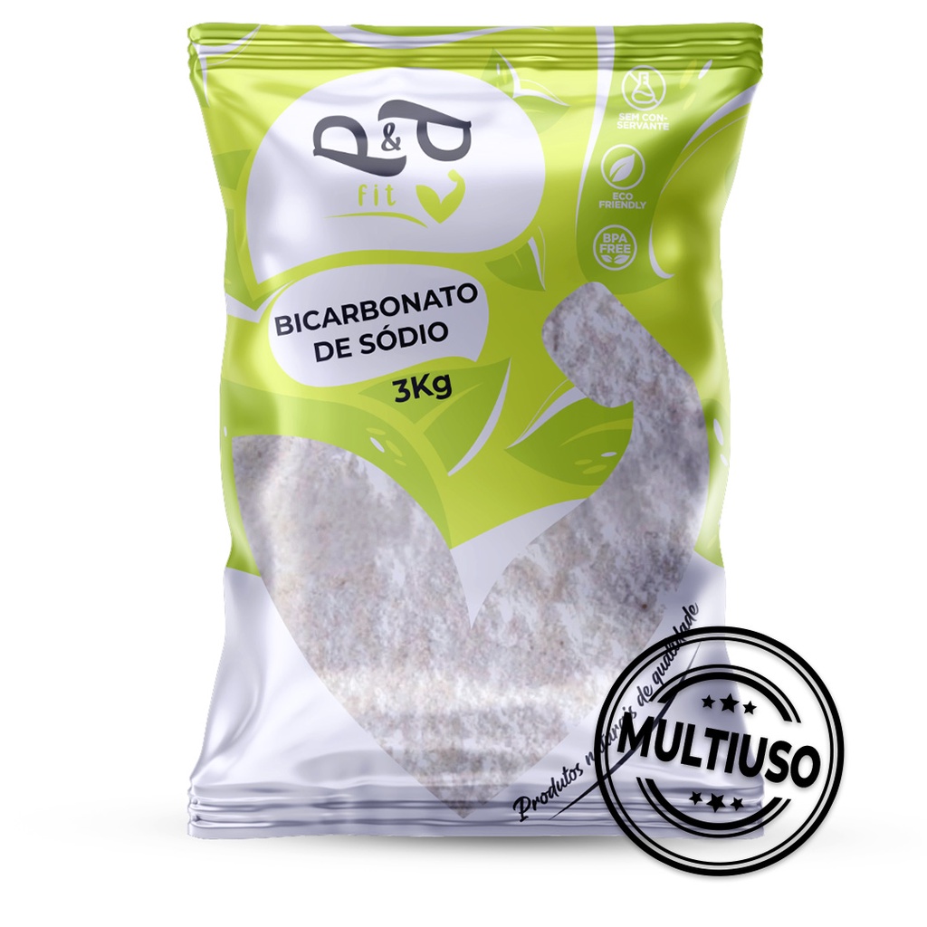 Bicarbonato de Sódio Multiuso Original 100% Puro 3Kg - P&P em Oferta na Shopee