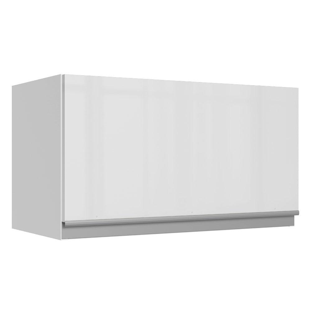 Armário De Cozinha Aéreo 100% MDF 60 cm 1 Porta Basculante Branco Brilho Acordes Madesa em Oferta na Shopee