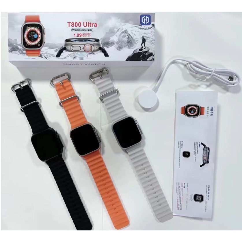 IWO 16 Smartwatch T800 Ultra Watch 8 Series 8 NFC Bluetooth Chamada Rastreador Fitness À Prova D'água