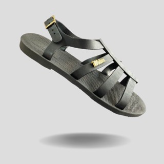 Sandália Flox Nova Gladiadora Plana com Fivela