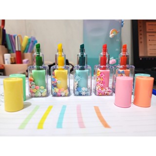 Marca Texto Esmalte - Kit com 5 unidades