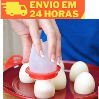 Kit 6 Ovos Silicone Forma Cozinhar Ovos Gourmet oferta